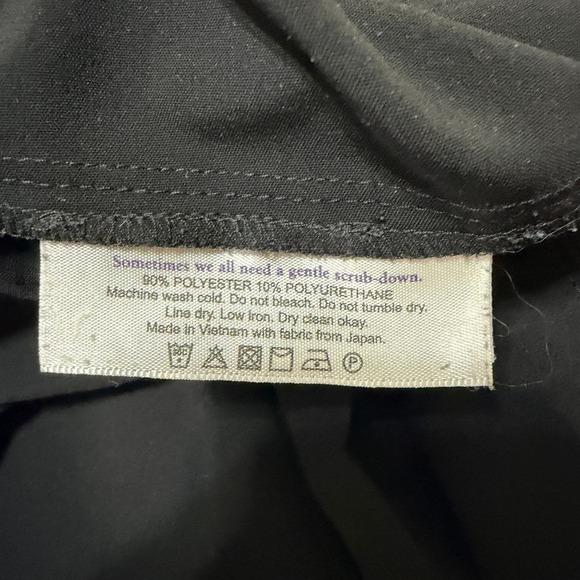 M.M.LaFleur Foster Pant‎ Black Straight Leg Elastic Waist Size 14 - Picture 8 of 10